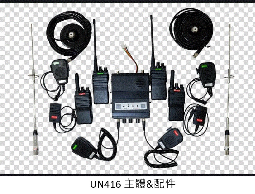 416S工程車專用多向通話器(1對4)