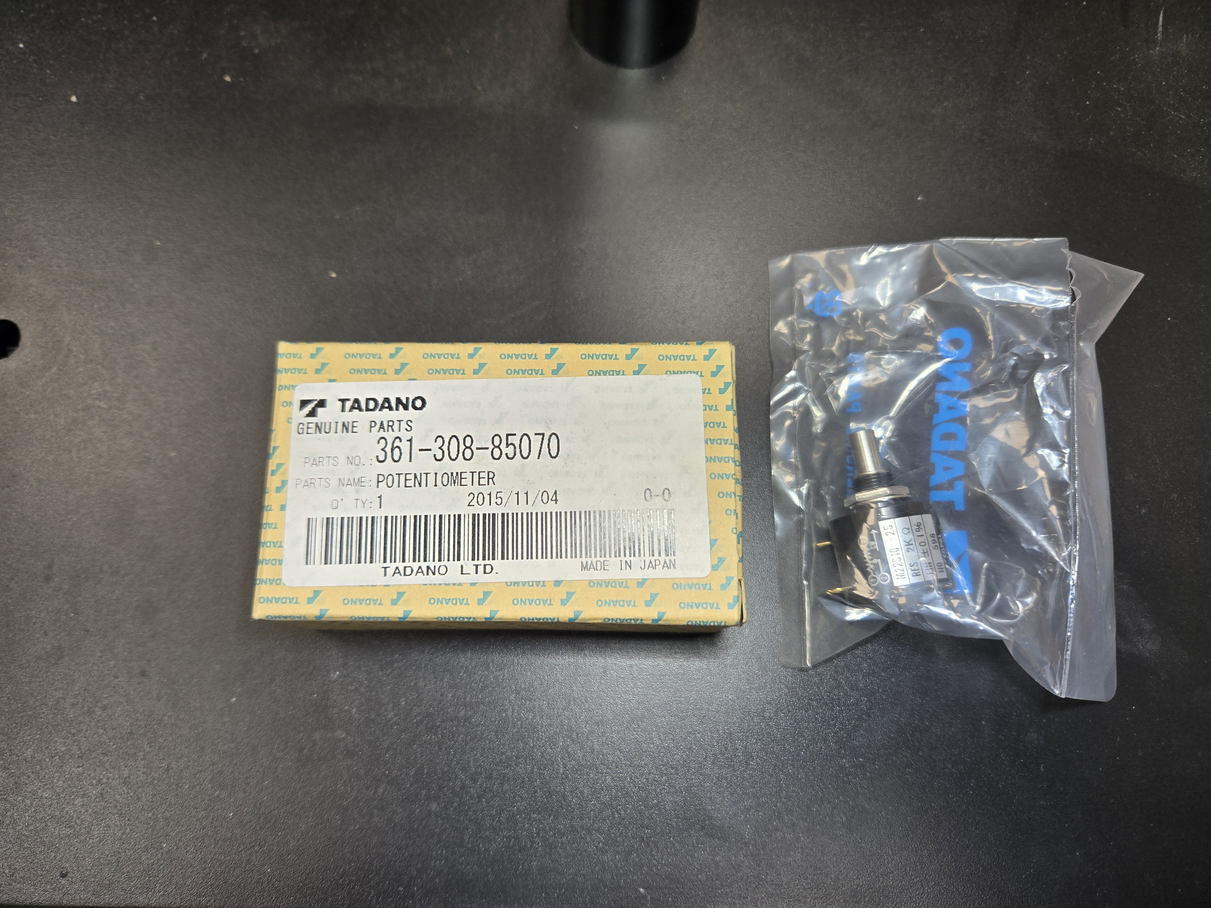 Potentiometer(腳架感應器)